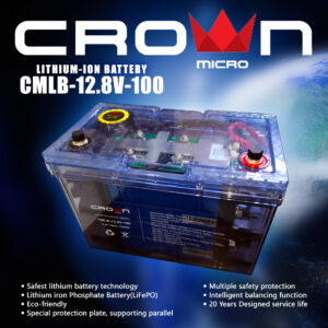 بطاريات Crown CMLB-12.8V-100 (100Ah)